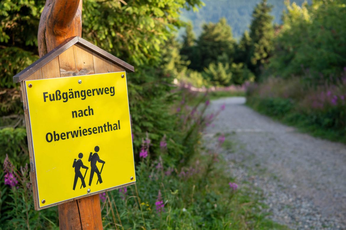 Wanderwege im Erzgebirge in Sachsen