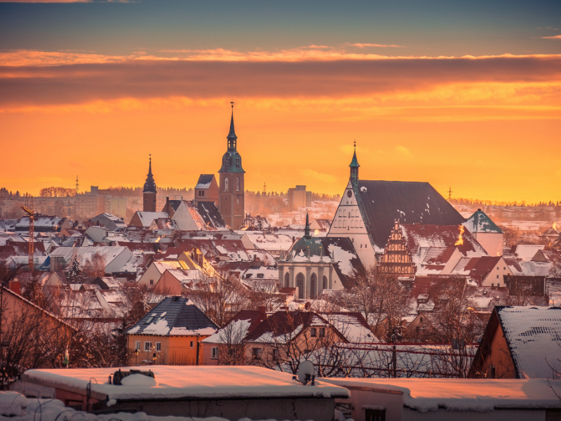 Stadt im Erzgebirge in Sachsen